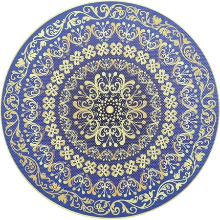 Hyjoy Gold-Blue Vintage Pattern Placemats 6Pcs Holidays PVC Weave Place Mats Table Mats Non-Slip Easy to Clean for Home Kitchen BBQ Party Table Decor 15.4×15.4in
Hyjoy Gold-Blue Vintage Pattern Placemats 6Pcs Holidays PVC Weave Place Mats Table Mats Non-Slip Easy to Clean for Home Kitchen BBQ Party Table Decor 15.4×15.4in