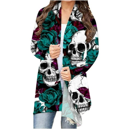 Ziloco Women s Long Sleeve Fashion Casual Halloween Printed Cardigan Tops Blouse scrub jackets for women Green XL
Ziloco Women s Long Sleeve Fashion Casual Halloween Printed Cardigan Tops Blouse scrub jackets for women Green XL