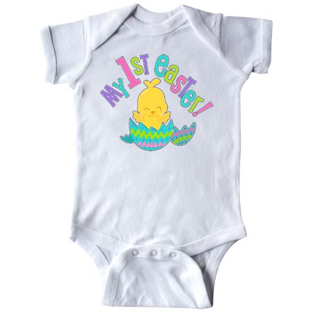 Inktastic My First Easter- cute chick just hatched Gift Baby Boy or Baby Girl Bodysuit
Inktastic My First Easter- cute chick just hatched Gift Baby Boy or Baby Girl Bodysuit