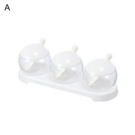 fanshao 1 Set Eco-friendly Spice Jar Dust-proof PP Transparent Salt Condiment Jars with Storage Tray Set for Home
fanshao 1 Set Eco-friendly Spice Jar Dust-proof PP Transparent Salt Condiment Jars with Storage Tray Set for Home