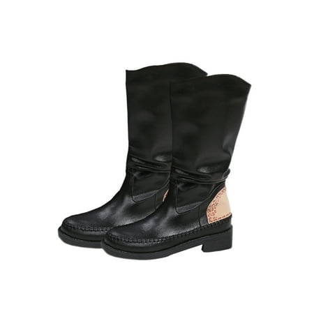 Gomelly Ladies Non Slip Winter Shoes Resistant Pull On Riding Boots Bike Casual Round Toe Black 6.5
Gomelly Ladies Non Slip Winter Shoes Resistant Pull On Riding Boots Bike Casual Round Toe Black 6.5