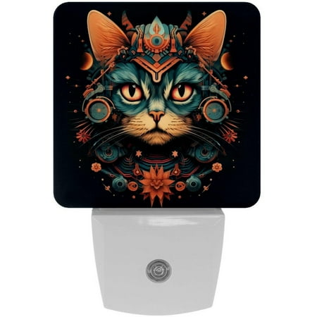 Cats LED Square Night Lights - Bright and Compact Bedroom or Bathroom Lighting Solution with Auto on/Off Sensor - Set of 2 Square Shaped Nightlights
Cats LED Square Night Lights - Bright and Compact Bedroom or Bathroom Lighting Solution with Auto on/Off Sensor - Set of 2 Square Shaped Nightlights