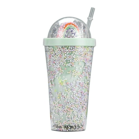 WIURAY Glass&Bottle Rainbow Doll Bubble Bubble Strawing Cup Large Capacity Cute Men And Women Students Summer Ice Cup Double Layer Plastic Cup
WIURAY Glass&Bottle Rainbow Doll Bubble Bubble Strawing Cup Large Capacity Cute Men And Women Students Summer Ice Cup Double Layer Plastic Cup