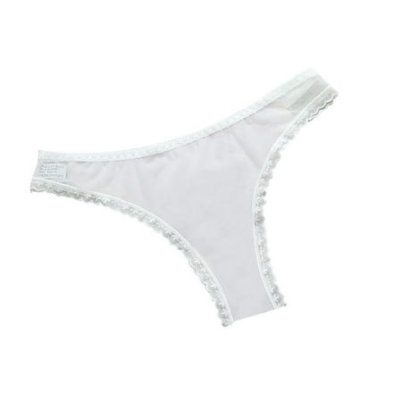 See Through Lingerie For Women Thong Transparent Low Breifs Full Waist Ultra Thin Panties Nightgown White One Size
See Through Lingerie For Women Thong Transparent Low Breifs Full Waist Ultra Thin Panties Nightgown White One Size
