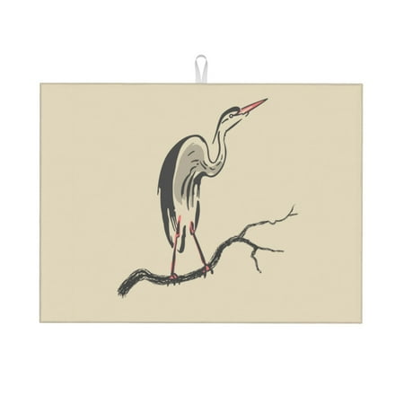 Ancient Crane Dish Drying Mat Absorbent Microfiber Dishes Drainer Mats for Kitchen Counter 24 x 18in
Ancient Crane Dish Drying Mat Absorbent Microfiber Dishes Drainer Mats for Kitchen Counter 24 x 18in