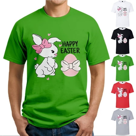 Easter Big & Tall Men 3D Print Graphic T-Shirts Oversized Shirts Size 70-8XL