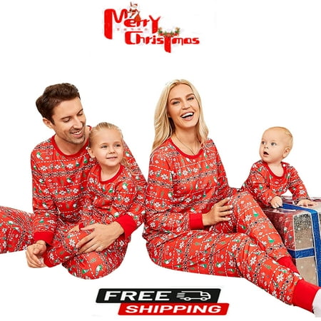 ESASSALY Christmas Pajamas for Family Matching Family Christmas Pajamas Set PJS Holiday Xmas Family Jammies Sleepwear
ESASSALY Christmas Pajamas for Family Matching Family Christmas Pajamas Set PJS Holiday Xmas Family Jammies Sleepwear