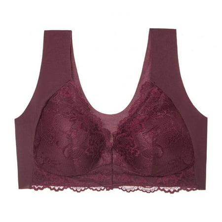Pretty Comy Plus Size for Women Front Closure Padded Bralette Wireless Demi Cups Back Smoothing Lace Bra
Pretty Comy Plus Size for Women Front Closure Padded Bralette Wireless Demi Cups Back Smoothing Lace Bra