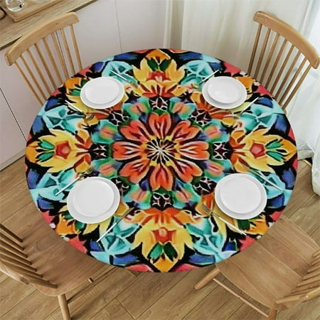 Xllo0ord Round Table Cloth with Elastic Edged Elastic Edge Waterproof and wipeable Fits Tables 31-35
Xllo0ord Round Table Cloth with Elastic Edged Elastic Edge Waterproof and wipeable Fits Tables 31-35
