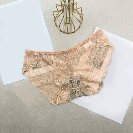 Briefs For Women Underwear Womens Sexy Lace Underwear Sexy No Show Bikini Panties Ladies Hipster Stretch Underpants Silky Tactile Beige One Size 3pcs
Briefs For Women Underwear Womens Sexy Lace Underwear Sexy No Show Bikini Panties Ladies Hipster Stretch Underpants Silky Tactile Beige One Size 3pcs