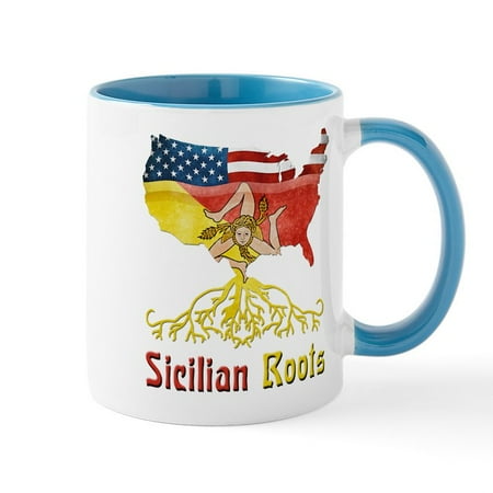 CafePress - American Sicilian Roots Mug - 11 oz Ceramic Mug - Novelty Coffee Tea Cup
CafePress - American Sicilian Roots Mug - 11 oz Ceramic Mug - Novelty Coffee Tea Cup