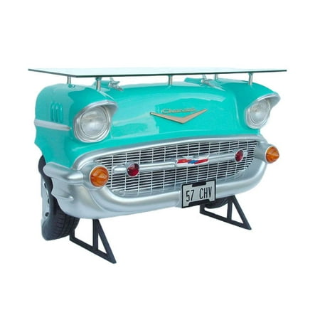 Turquoise Chevy Bar Life Size Statue