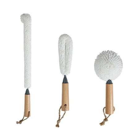 Soft Foam Wine Bottle Brush Decanter Stemware Glasses Dust Cleaning Brush Flexible Win Bar Set with Wooden Handles A
Soft Foam Wine Bottle Brush Decanter Stemware Glasses Dust Cleaning Brush Flexible Win Bar Set with Wooden Handles A