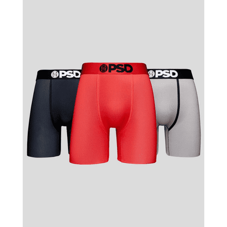 Men s PSD Multi Solids MM 3-Pack Boxer Briefs - M