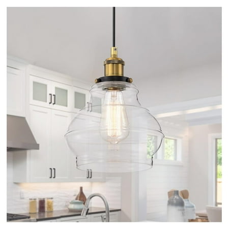wangc123 Abigail Mini Pendant Lights with Clear Glass Shade 1-Light Modern Farmhouse Black and Antique Brass Ceiling Lighting Adjustable Hanging Light Fixture for Kitchen Dining Bedroom
wangc123 Abigail Mini Pendant Lights with Clear Glass Shade 1-Light Modern Farmhouse Black and Antique Brass Ceiling Lighting Adjustable Hanging Light Fixture for Kitchen Dining Bedroom