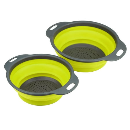 hanxiulin 2pcs kitchen collapsible silicone colander fruit vegetable strainer ( 1 set)
hanxiulin 2pcs kitchen collapsible silicone colander fruit vegetable strainer ( 1 set)