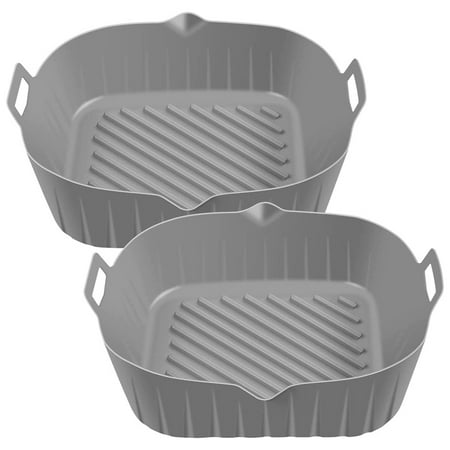 Silicone Pot with Handle 8.6 Inch Reusable Liners Heat Resistant Non-Stick Basket Grey
Silicone Pot with Handle 8.6 Inch Reusable Liners Heat Resistant Non-Stick Basket Grey