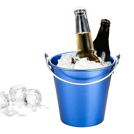 Ice Bucket Snack Storage Bucket Bar Supplies for Snack Chilling Beer Drinks Blue Small
Ice Bucket Snack Storage Bucket Bar Supplies for Snack Chilling Beer Drinks Blue Small