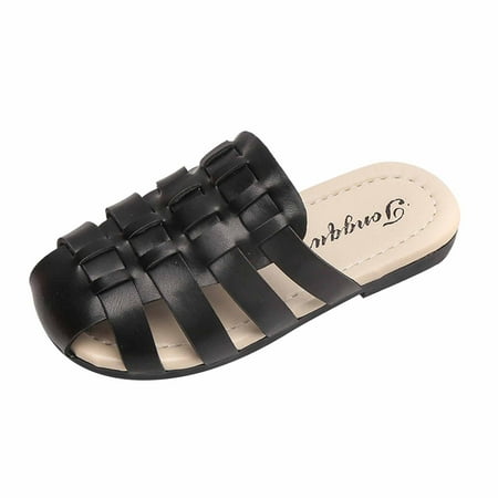 Holiday Savings Deals! Kukoosong Toddler Sandals Shoes Baby Girls Sandals Cute Weave Hollow out Non-Slip Soft Sole Beach Roman Sandals Slippers Black 5-6 Years
Holiday Savings Deals! Kukoosong Toddler Sandals Shoes Baby Girls Sandals Cute Weave Hollow out Non-Slip Soft Sole Beach Roman Sandals Slippers Black 5-6 Years