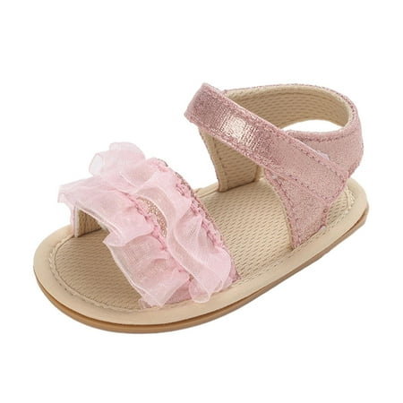 CaComMARK PI Baby Girls Sandals Clearance Summer Shoes Children Gifts Flat Soft Soled Non-Slip Sandals Cute Breathable Flats Baby Walking Shoes Toddler Sandals Cheapest Items on Sale Pink
CaComMARK PI Baby Girls Sandals Clearance Summer Shoes Children Gifts Flat Soft Soled Non-Slip Sandals Cute Breathable Flats Baby Walking Shoes Toddler Sandals Cheapest Items on Sale Pink