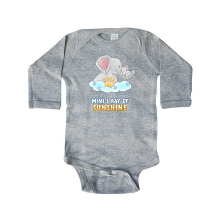 Inktastic Mimi s Ray Of Sunshine Cute Elephants Rainclouds and Sun Gift Baby Boy or Baby Girl Long Sleeve Bodysuit
Inktastic Mimi s Ray Of Sunshine Cute Elephants Rainclouds and Sun Gift Baby Boy or Baby Girl Long Sleeve Bodysuit