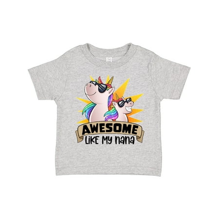 Inktastic Awesome Like My Nana Cute Unicorn Family in Sunglasses Gift Toddler Boy or Toddler Girl T-Shirt 
Inktastic Awesome Like My Nana Cute Unicorn Family in Sunglasses Gift Toddler Boy or Toddler Girl T-Shirt