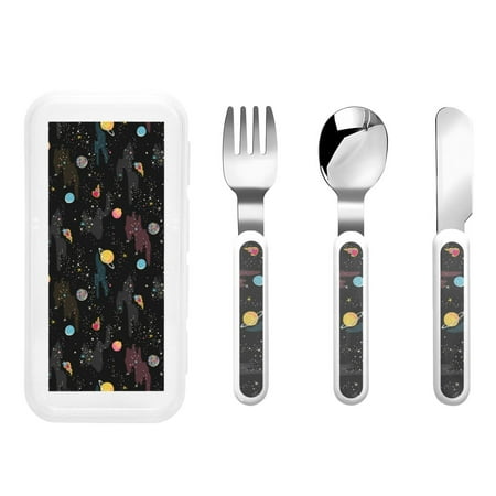 Kdxio Galaxy Toddler Utensils Set - Kids Silverware Set Set Kids Utensils Set with Case for Preschooler Children
Kdxio Galaxy Toddler Utensils Set - Kids Silverware Set Set Kids Utensils Set with Case for Preschooler Children