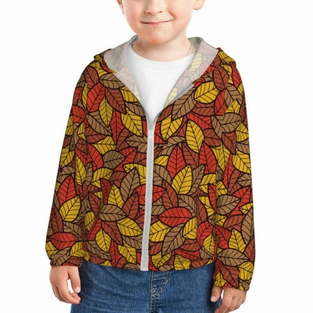 Lukts Fall Leaves Print Children s Long-Sleeved Sun Protection Clothing Hooded Sweatshirts for Boys and Girls Outdoor Sports-4 Years
Lukts Fall Leaves Print Children s Long-Sleeved Sun Protection Clothing Hooded Sweatshirts for Boys and Girls Outdoor Sports-4 Years