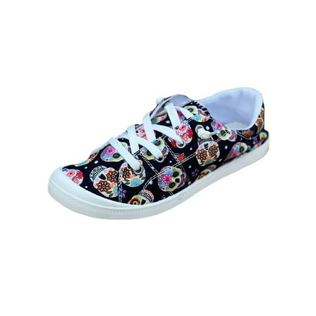 Colisha Women s Fashion Sneakers Canvas Low Top Sneaker Casual Slip on Sneakers Flats Shoes for Women Colored Skull 8.5
Colisha Women s Fashion Sneakers Canvas Low Top Sneaker Casual Slip on Sneakers Flats Shoes for Women Colored Skull 8.5