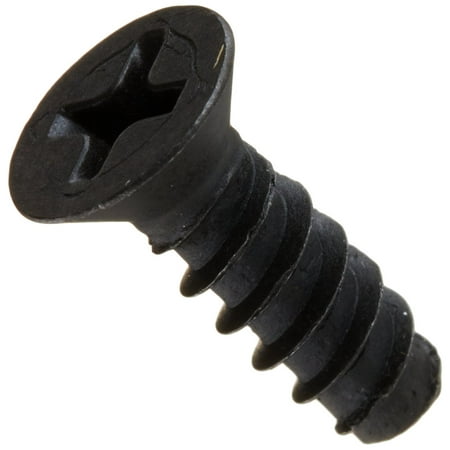 Steel Thread Rolling Screw for Plastic Black Oxide Finish 82 Degree Flat Head Phillips Drive #8-16 Thread Size 1/2 Length (Pack of 100)
Steel Thread Rolling Screw for Plastic Black Oxide Finish 82 Degree Flat Head Phillips Drive #8-16 Thread Size 1/2 Length (Pack of 100)
