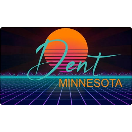 Gary Minnesota 4 X 2.25-Inch Fridge Magnet Retro Neon Design
