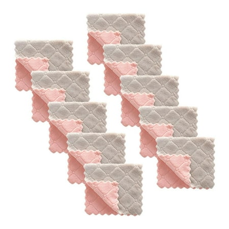 IMSHIE 10PCS Soft Kitchen Dishcloths - Absorbent Coral Fleece Towels Fast Drying Dish Cloths for Kitchen Non-Stick Oil Kitchen Towels efficiently
IMSHIE 10PCS Soft Kitchen Dishcloths - Absorbent Coral Fleece Towels Fast Drying Dish Cloths for Kitchen Non-Stick Oil Kitchen Towels efficiently