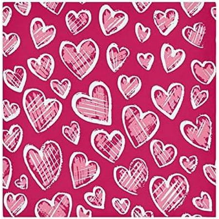 Bestwell 4 pieces Valentine s Day Love Heart Cloth Napkins Oversized Washable Reusable Polyester Dinner Table Napkins for Family Restaurant Party Decor 20 x20
Bestwell 4 pieces Valentine s Day Love Heart Cloth Napkins Oversized Washable Reusable Polyester Dinner Table Napkins for Family Restaurant Party Decor 20 x20