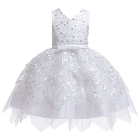 SYNPOS Baby Girls Ruffle Lace Backless Bowknot Flower Dresses Pageant Party Wedding 0-5 Years
SYNPOS Baby Girls Ruffle Lace Backless Bowknot Flower Dresses Pageant Party Wedding 0-5 Years