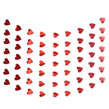 OUNONA 7pcs Valentine s Day Themed Banner Heart Shape Party Banner Hanging Garland Wedding Party Pendant (9pcs Hearts Each String 7 Strings in Total)
OUNONA 7pcs Valentine s Day Themed Banner Heart Shape Party Banner Hanging Garland Wedding Party Pendant (9pcs Hearts Each String 7 Strings in Total)