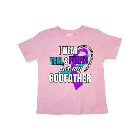 Inktastic Suicide Prevention I Wear Teal and Purple for My Godfather Gift Toddler Boy or Toddler Girl T-Shirt
Inktastic Suicide Prevention I Wear Teal and Purple for My Godfather Gift Toddler Boy or Toddler Girl T-Shirt