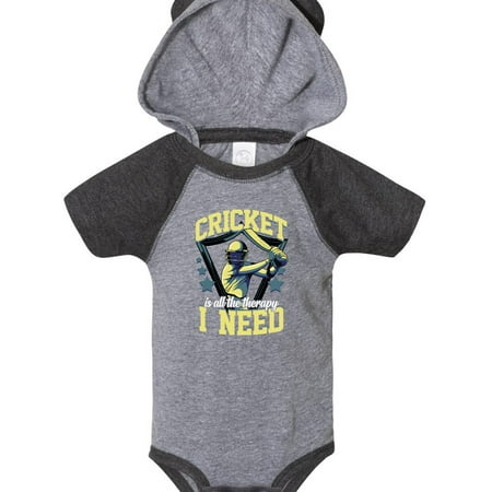 Inktastic Cricket is my Therapy Gift Baby Boy Bodysuit