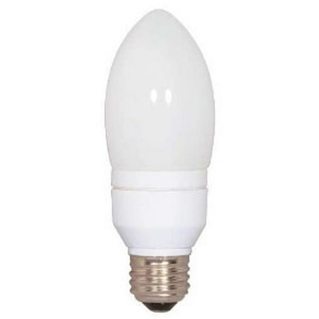 Satco 7W Torpedo E26 2700K CFL Carded