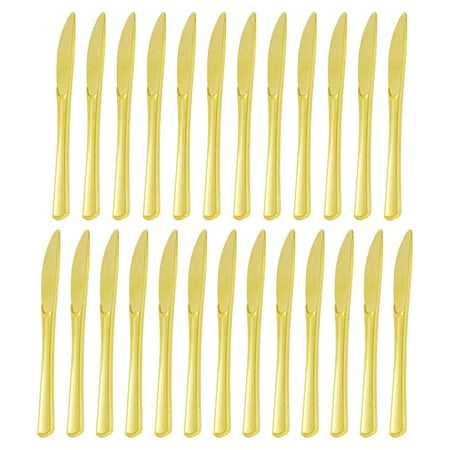 Gold Cutlery Set of 25pcss Reusable Cutlery Sets with 25 Forks Knives and Spoons Meal Tools Suit for Wedding Catering Event Birthday Party and More
Gold Cutlery Set of 25pcss Reusable Cutlery Sets with 25 Forks Knives and Spoons Meal Tools Suit for Wedding Catering Event Birthday Party and More