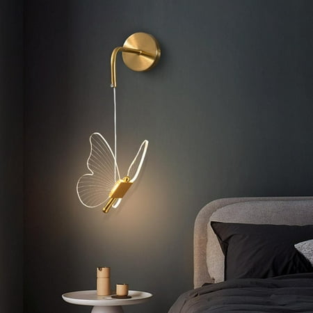 Butterfly Wall Lamp Indoor Minimalist 3 Light Colors Interior Lighting Wall Sconce Night Lights for Stair Living Room Bedroom Decor - 25x100cm 
Butterfly Wall Lamp Indoor Minimalist 3 Light Colors Interior Lighting Wall Sconce Night Lights for Stair Living Room Bedroom Decor - 25x100cm
