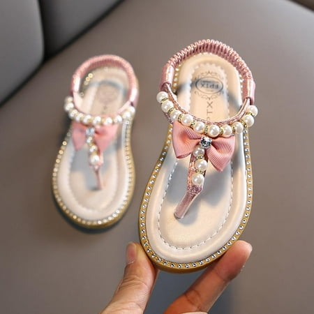 Summer New Korean Girl Pearl Sandals Baby Bow Princess Sandals Slippers Toe Beach Shoes
Summer New Korean Girl Pearl Sandals Baby Bow Princess Sandals Slippers Toe Beach Shoes