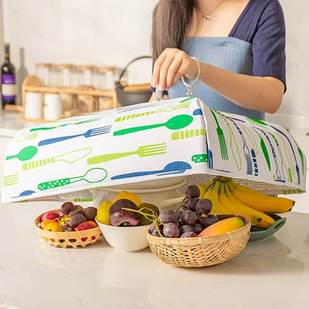 Kaesi Food Cover Large Capacity Heat Retaining Oxford Cloth Protective Foldable Kitchen Dustproof Waterproof Cover for Daily Use
Kaesi Food Cover Large Capacity Heat Retaining Oxford Cloth Protective Foldable Kitchen Dustproof Waterproof Cover for Daily Use