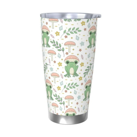 Logiee Frog and Mushrooms Print 20OZ Car Cup with Lid Stainless Steel Vacuum Insulated Double Wall Travel Tumbler Durable Insulated Coffee Mug Thermal Cup with Straw-Without Straw
Logiee Frog and Mushrooms Print 20OZ Car Cup with Lid Stainless Steel Vacuum Insulated Double Wall Travel Tumbler Durable Insulated Coffee Mug Thermal Cup with Straw-Without Straw