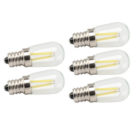 Fridge Light Bulb 120V 5Pcs Refrigerator Lamp Bulb For Replacement White Light 
Fridge Light Bulb 120V 5Pcs Refrigerator Lamp Bulb For Replacement White Light