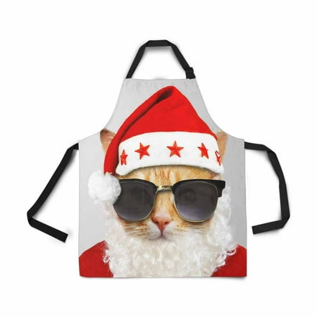 ASHLEIGH Santa Cat Black Glasses Merry Christmas Funny Apron for Women Men Girls Chef with Pockets Adjustable Bib Kitchen Cook Apron for Cooking Baking Gardening Pet Grooming Cleaning
ASHLEIGH Santa Cat Black Glasses Merry Christmas Funny Apron for Women Men Girls Chef with Pockets Adjustable Bib Kitchen Cook Apron for Cooking Baking Gardening Pet Grooming Cleaning