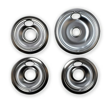 Kitchen Basics 101 Chrome Drip Pans Replacements for Whirlpool W10196405 W10196406 1 Large 8 3 Small 6
Kitchen Basics 101 Chrome Drip Pans Replacements for Whirlpool W10196405 W10196406 1 Large 8 3 Small 6