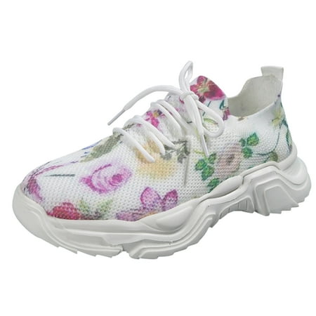 Huanghuaa Ladies Fashion Breathable Mesh Floral Print Lace Up Thick Sole Casual Sports Shoes Sneaker Sandals for Women
Huanghuaa Ladies Fashion Breathable Mesh Floral Print Lace Up Thick Sole Casual Sports Shoes Sneaker Sandals for Women