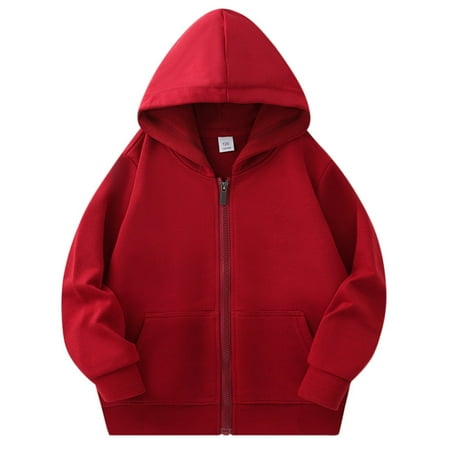 MIASHUI Unisex Hoodie Children Soft Zipper Coat Kids Long Sleeve Solid Color Sweatshirts Top Brick Red 2-3 Years
MIASHUI Unisex Hoodie Children Soft Zipper Coat Kids Long Sleeve Solid Color Sweatshirts Top Brick Red 2-3 Years