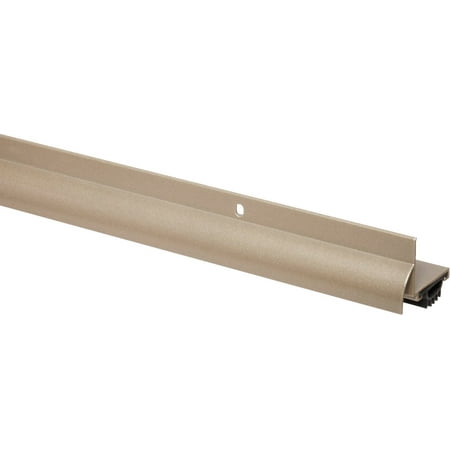M-D Building Products M-D L-Shaped Door Bottom With Drip Cap Satin Nickel