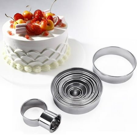 14 Pcs Open Cutter Round Cookie Molds Stainless Steel Sweet Moulds for Kitchen Bar Cooking Baking Su
14 Pcs Open Cutter Round Cookie Molds Stainless Steel Sweet Moulds for Kitchen Bar Cooking Baking Su